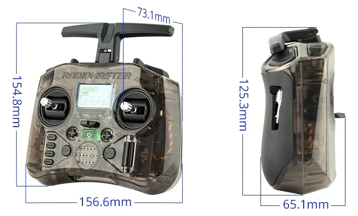 Radiomaster Pocket LBT voor EU - Radiomaster Pocket Elrs M2 recensie en prijs